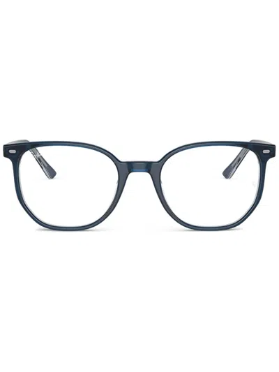 Ray Ban Elliot Blue On Transparent Blue