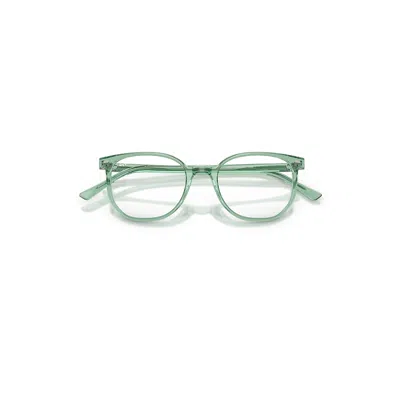 Ray Ban Elliot Optics Eyeglasses Light Green Frame Clear Lenses Polarized 48-19
