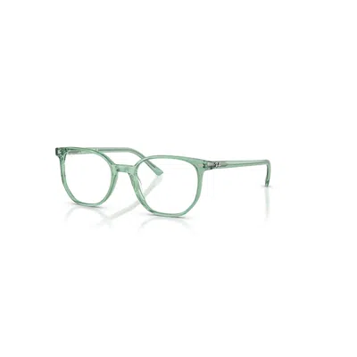 Ray Ban Elliot Optics Eyeglasses Light Green Frame Clear Lenses Polarized 52-19 In Hellgrün