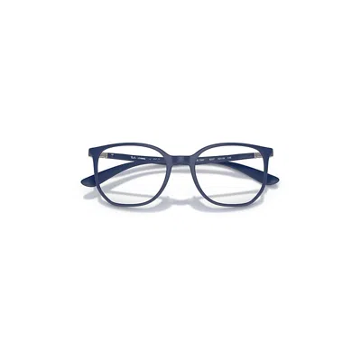 Ray Ban Elliot Optics Liteforce Eyeglasses Sand Blue Frame Clear Lenses Polarized 50-19
