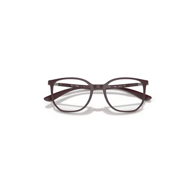 Ray Ban Elliot Optics Liteforce Eyeglasses Sand Purple Frame Clear Lenses Polarized 52-19