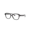 Ray Ban Eyeglasses Unisex Erik Optics - Opal Dark Grey Frame Clear Lenses Polarized 51-19 In Opal Dark Grey