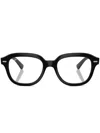 Ray Ban Erik Round-frame Glasses In Schwarz