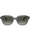 Ray Ban Erik Sunglasses Opal Dark Grey Frame Grey Lenses 53-20 In Grau