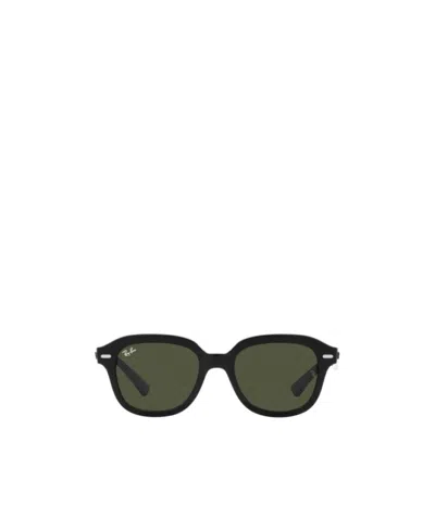 Ray Ban Erik Round-frame Sunglasses In Green