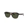 Ray Ban Erik Sunglasses Havana Frame Green Lenses 53-20 In Havana