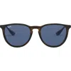 Ray Ban Ray-ban Erika 54mm Sunglasses In Havana/blue Solid