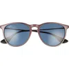 Ray Ban Ray-ban Erika 54mm Sunglasses In Lite Purple/dark Blue Solid