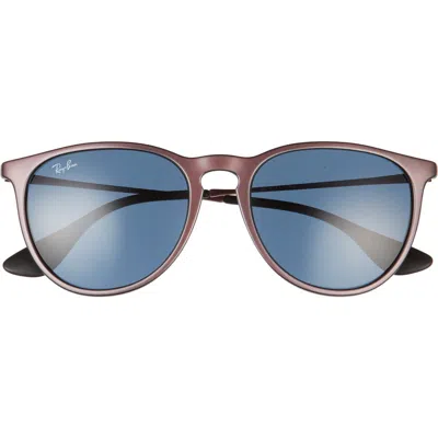 Ray Ban Ray-ban Erika 54mm Sunglasses In Lite Purple/dark Blue Solid