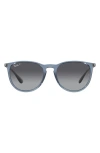 Ray Ban Erika Classic 54mm Sunglasses In Blue