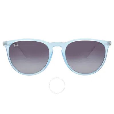 Ray Ban Erika Classic Blue Grey Gradient Phantos Ladies Sunglasses Rb4171 67434l 54