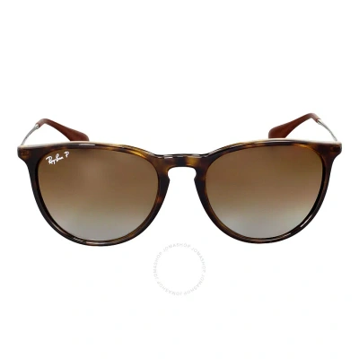 Ray Ban Erika Classic Polarized Brown Gradient Phantos Ladies Sunglasses Rb4171 710/t5 54