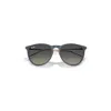 Ray Ban Erika Classic Sunglasses Rubber Blue Frame Grey Lenses 57-18 In Rubber Blue
