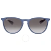 Ray Ban Erika Color Mix Grey Gradient Phantos Ladies Sunglasses Rb4171 60028g 54 In Blue / Grey