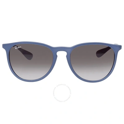 Ray Ban Erika Color Mix Grey Gradient Phantos Ladies Sunglasses Rb4171 60028g 54 In Blue / Grey