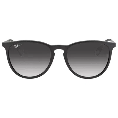 Ray Ban Erika Color Mix Polarized Grey Gradient Phantos Ladies Sunglasses Rb4171 622/t3 54 In Black