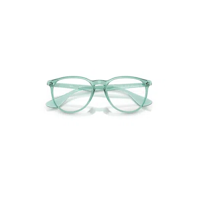 Ray Ban Erika Optics Eyeglasses Transparent Green Frame Clear Lenses Polarized 51-18