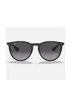 Ray Ban Ray-ban Erika 54mm Gradient Round Sunglasses In Black