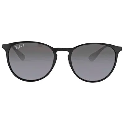 Ray Ban Erika Polarized Grey Gradient Phantos Ladies Sunglasses Rb3539 002/t3 54 In Black