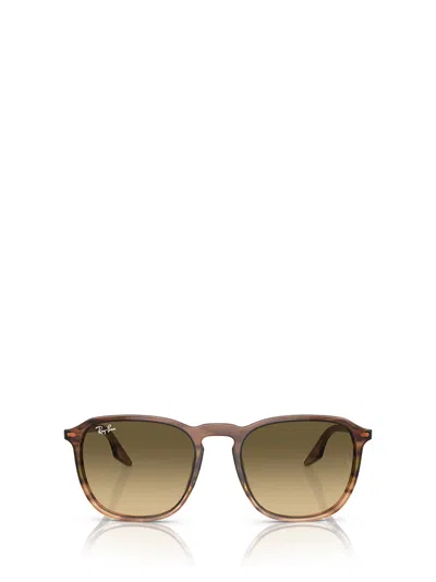 Ray Ban Erika Round-frame Sunglasses In Green