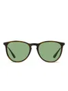Ray Ban Erika Sunglasses In Brown
