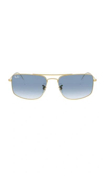 Ray Ban Explorer 3 Aviator Sunglasses In Blue