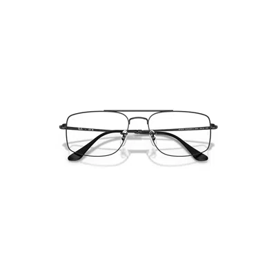 Ray Ban Explorer Iii Optics Eyeglasses Black Frame Clear Lenses Polarized 58-18