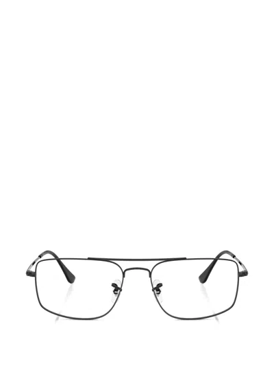 Ray Ban Explorer Iii Rectangle Glasses In Metallic