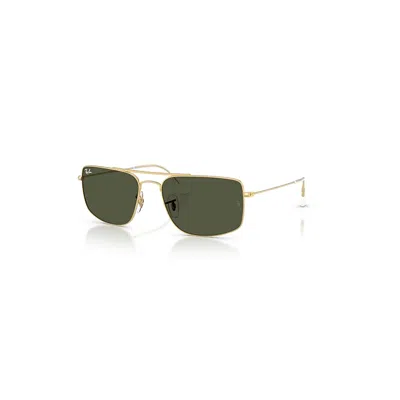 Ray Ban Explorer Iii Sonnenbrillen Arista Gold Fassung Grün Glas 56-18