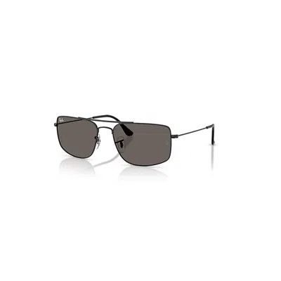 Ray Ban Explorer Iii Sonnenbrillen Schwarz Fassung Grau Glas 56-18 In Black
