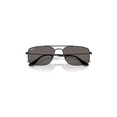Ray Ban Explorer Iii Sunglasses Black Frame Grey Lenses 59-18
