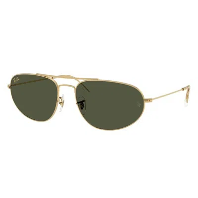 Ray Ban Explorer Iv Green Irregular Unisex Sunglasses Rb3945 919631 62 In Multi
