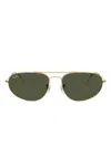 Ray Ban Explorer Iv Oval-frame Sunglasses In Green