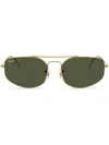 Ray Ban Womens Rb3845 Explorer V Irregular-frame Metal Sunglasses Gold In Gold