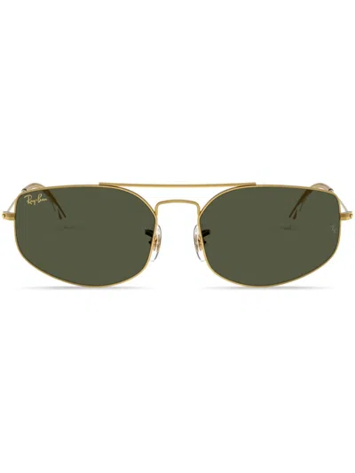 Ray Ban Sunglasses Unisex Explorer V - Legend Gold Frame Green Lenses 57-17