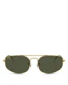 Ray Ban Womens Rb3845 Explorer V Irregular-frame Metal Sunglasses Gold In Yellow