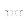 Ray Ban Explorer V Optics Eyeglasses Copper Frame Clear Lenses Polarized 56-17 In Copper