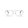Ray Ban Explorer V Optics Eyeglasses Silver Frame Clear Lenses Polarized 58-17 In Silver