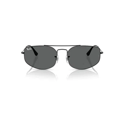 Ray Ban Explorer V Sunglasses Black Frame Grey Lenses 60-17