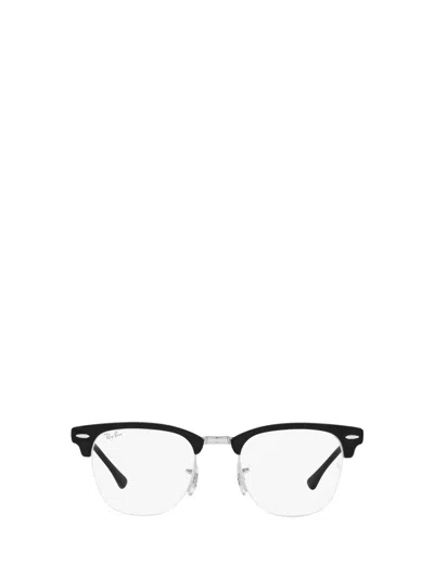 Ray Ban Ray-ban Eyeglasses In Black On Silver