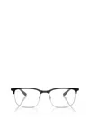 Ray Ban Ray-ban Womens Black Rx6518 Square-frame Metal Optical Glasses In Black On Silver