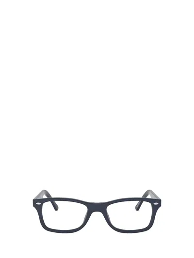 Ray Ban 50mm Square Optical Glasses In Blue