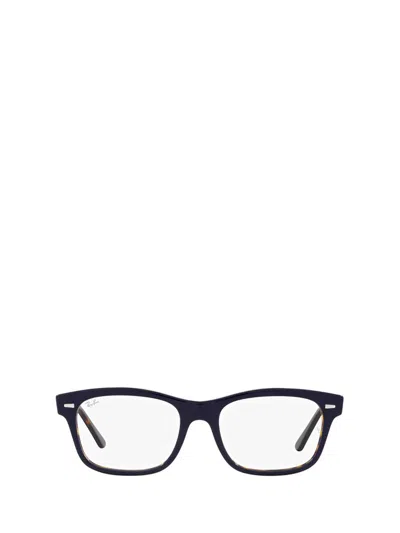 Ray Ban Ray-ban Eyeglasses In Blue On Havana