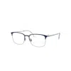 Ray Ban Eyeglasses Male Rb6494 Optics - Silver Frame Clear Lenses Polarized 56-18 In Silver