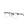 Ray Ban Eyeglasses Male Rb8422 Optics - Dark Carbon Frame Clear Lenses Polarized 52-19 In Dark Carbon