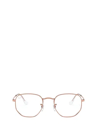 Ray Ban Ray-ban Eyeglasses In Rose Gold