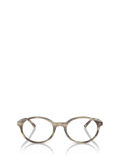 Ray Ban Ray-ban Eyeglasses In Striped Beige