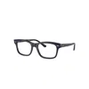 Ray Ban Eyeglasses Unisex Burbank Optics - Blue On Havana Frame Clear Lenses Polarized 56-19 In Blue On Havana