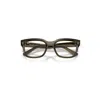 Ray Ban Chad Optics Bio-based Eyeglasses Striped Green Frame Clear Lenses Polarized 52-22 In Green