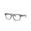 Ray Ban Eyeglasses Unisex Chad Optics Bio-based - Transparent Grey Frame Clear Lenses Polarized 52-22 In Transparent Grey